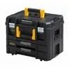 Image de Kit Mallette + Mallette 2 tiroirs Tstak-Fatmax STANLEY 21,5L - 44 x 33,17 x 32,6 cm - FMST1-71981
