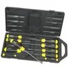 Image de Coffret De 10 Tournevis Pozidriv Pour Écrous À Fente Manche Rembourré (Import Grande Bretagne)