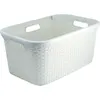 Image de Panier à linge Curver Style 40 litres blanc vintage