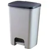 Image de Curver 00759-686-00 essentials poubelle plastique gris foncé gris clair 30,3 x 29,4 x 42,8 cm 20 l