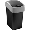 Image de Curver Poubelle 'Flip Bin, Poubelle, Noir, Gris