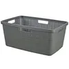 Image de Curver Jute - Panier à linge - Gris - 46L - 59,4x39,4xh25cm - (Lot de 2)