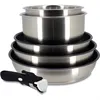 Image de Batterie de cuisine Induction MENASTYL 7930018 6 pieces Poignée amovible