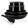 Image de Batterie de cuisine Induction MENASTYL 6020437 Aluminium antiadhésif 5 pieces Poigné