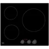 Image de Amica AIM3530 - Table de cuisson à induction - 3 plaques de cuisson - Niche - largeur : 56 cm - profondeur : 49 cm - noir