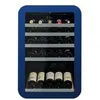 Image de Le Chai LERETRO 40BL - Cave à vin - largeur : 54.8 cm - profondeur : 54 cm - hauteur : 83.2 cm - 121 litres - classe G - bleu