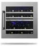 Image de Le Chai LB270 - Cave à vin - encastrable - niche - largeur : 61.5 cm - profondeur : 58 cm - hauteur : 61.5 cm - 83 litres - classe G - inox