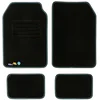 Image de 4 Tapis Universels Dbs Modèle Coquillage Noirs