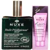 Image de Nuxe, Set cadeau beauté, Coffret Huile Prodigieuse Néroli Huile sèche + Shampooing (Set soin du corps)