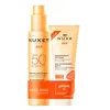 Image de NUXE Sun Spray Solaire SPF 50 + Shampooing Douche Après-Soleil Set Coffret soin corps 1 art.