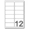 Image de Avery Address Labels JamFree L7177 - Papier - adhésif permanent - blanc - 99.1 x 42.3 mm 1200 étiquette(s) (100 feuille(s) x 12 étiquettes adresses