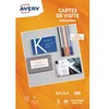 Image de Papier Pour Carte De Visite Mat - 260 G/m - Jet D'encre