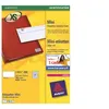 Image de Avery Mini Laser Labels - Papier - adhésif permanent - blanc - 22 x 12.7 mm 1200 étiquette(s) (25 feuille(s) x 48 étiquettes