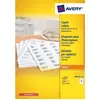 Image de Avery - dp143-100 - 1400 étiquettes adhésives blanches multi usages. 105x39mm. impression copieur 13060