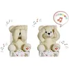 Image de Peluche Gipsy Ourson Coucou 25 cm Blanc