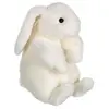 Image de Peluche Lapinous Assis Gipsy Blanc 22 cm