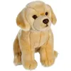 Image de Jouet en peluche GIPSY TOYS Chiens Réalistes Assis Labrador 25 cm jaune