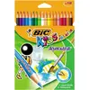 Image de Crayon de couleur Bic Aquacouleur mine aquarelle - Etui de 18 Crayons de couleur
