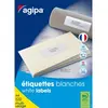 Image de 3200 étiquettes blanches - 100 feuilles A4 - 51x33,8mm