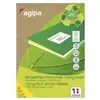 Image de Agipa, Étiquettes, Étiquettes recyclées multi-usages, 70 x 37 mm, blanches