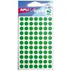 Image de Disques adhésifs Agipa 8 mm vert - sachet de 462
