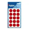 Image de Agipa sachet de 90 pastilles de signalisation rondes gommettes 19 mm rouge 111964