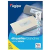 Image de agipa Etiquette universelle, 70 x 35 mm, coins droits