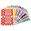 Image de Gommettes - Forme triangle - Différentes couleurs et tailles - 10 feuilles - Apli Kids