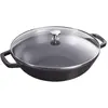 Image de Staub Wok, Poêle + casserole, Noir