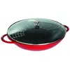 Image de Wok + couvercle 30cm cerise Staub 1312906