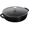 Image de Staub Braiser, Poêle + casserole, Noir