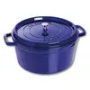 Image de STAUB Cocotte ronde en fonte 24 cm Bleu