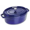 Image de STAUB Cocotte Ovale 29 cm Bleu Intense