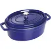 Image de Staub Rôtissoire, Poêle + casserole, Bleu