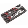 Image de Module abs 1/3 de 4 pinces chromées polies SAM - P13J4M