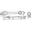 Image de Cle mixte 6 mm SAM - 50A6