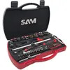 Image de Coffret douilles et accessoires 1/4' 1/2' - SAM OUTILLAGE - 75-SHR60