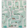 Image de Maxi Tapis D'Éveil Réversible - Tineo - 150 X 180 Cm - Facade Animaux / Circuit De Voitures