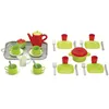 Image de Dinette Ecoiffier Plateau De Cuisine 30 Pcs Cocotte Tasse Assiette