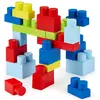 Image de Ecoiffier Abrick Set de blocs en bleu Valise sur roulettes, Valise, Bleu