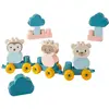 Image de Abrick Chemin de fer des animaux Ours avec briques dans une valise, 28 pcs.