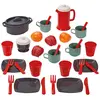 Image de Ecoiffier 100 % Chef-Essset mit Spiellebensmitteln, 34-teilig.