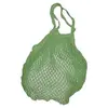 Image de Sidebag filet coton vert anis 40 x 40