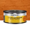 Image de Cire en pâte meuble et objets Cire black bison LIBERON, 0.5 l, merisier foncé