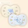 Image de BIOLANE Lot de 2 sucettes anatomiques animaux 0-6 mois / Bleu BSAA1BB