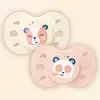 Image de BIOLANE Lot de 2 sucettes anatomiques animaux +18 mois / Rose BSAA3RB
