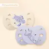 Image de Biolane Lot de 2 sucettes anatomiques animaux 0-6 mois / Lilas BSAA1LB