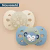 Image de BIOLANE Lot de 2 sucettes nuit anatomiques animaux 6-18 mois / Bleu BSAN2BB