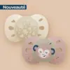 Image de BIOLANE Lot de 2 sucettes nuit anatomiques animaux 6-18 mois / Rose BSAN2RB