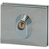 Image de Serrure basse avec cylindre chromé brillant STREMLER 1358.30.0